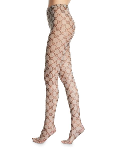 gucci print pantyhose|Gucci lace tights.